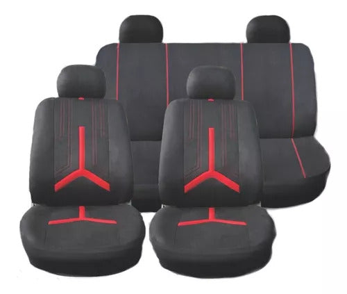Luppiter Premium Seat Cover Set 10 Pieces Leather-Like
